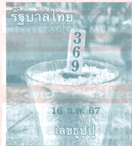 เลขธูปปู่จากหนังสือเรียงเบอร์